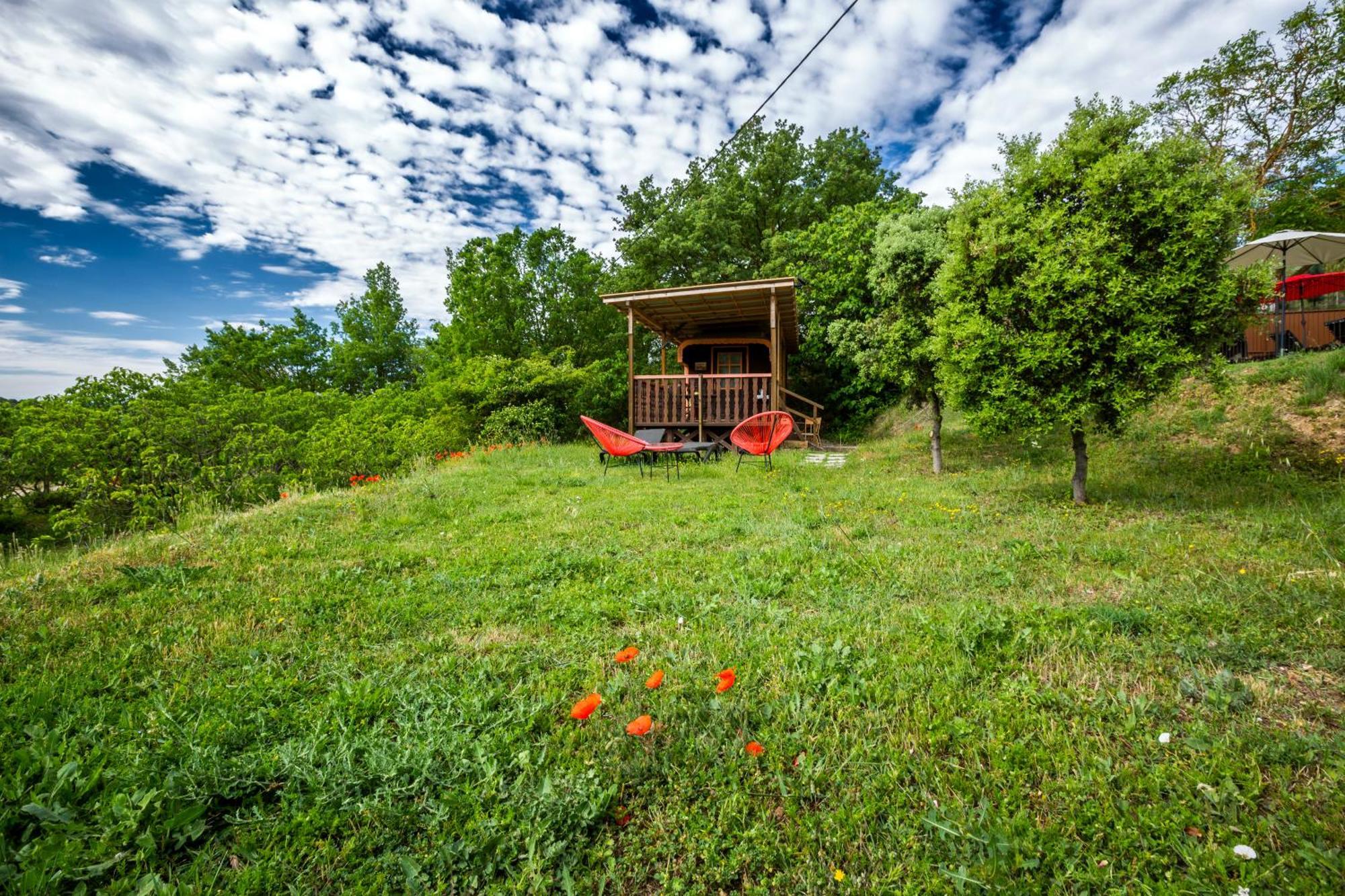 L'Oustaou Du Luberon Et Spa Villelaure Bagian luar foto