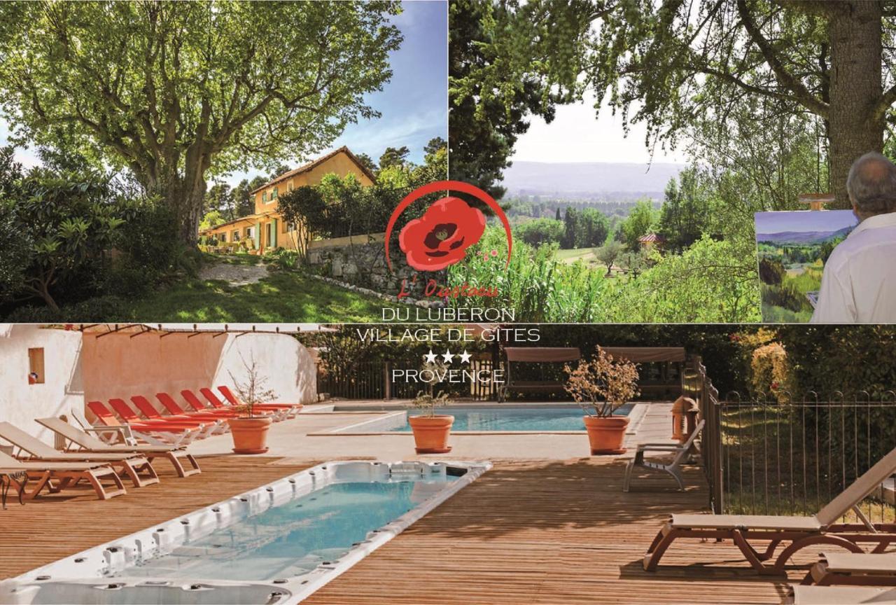 L'Oustaou Du Luberon Et Spa Villelaure Bagian luar foto